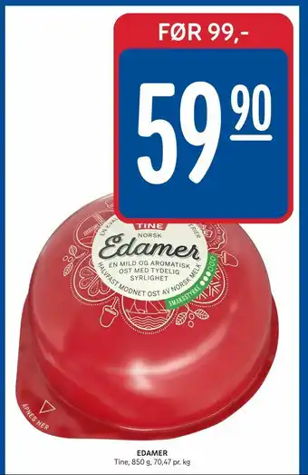 Rema 1000 Edamer tilbud