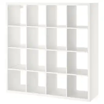IKEA Kallax Hylle, hvit, 147x147 cm tilbud
