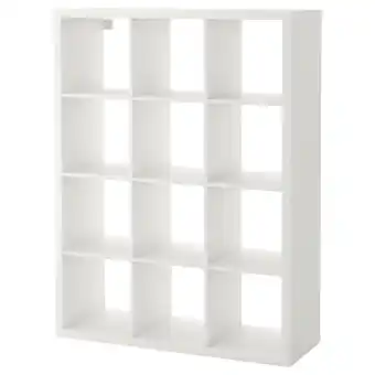 IKEA Kallax Hylle, hvit, 112x147 cm tilbud