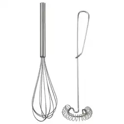 IKEA Idealisk Visper, sett med 2, rustfritt stål tilbud