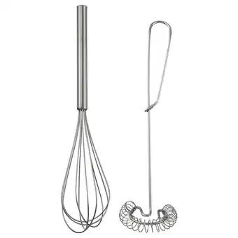 IKEA Idealisk Visper, sett med 2, rustfritt stål tilbud