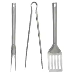 IKEA Grilltider Grillredskaper, 3 deler, rustfritt stål tilbud