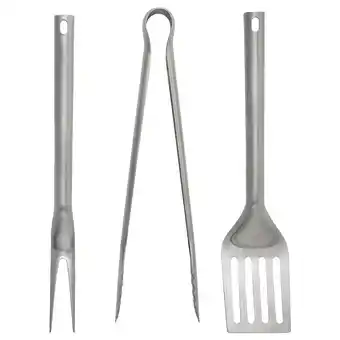 IKEA Grilltider Grillredskaper, 3 deler, rustfritt stål tilbud
