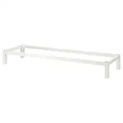 IKEA Kallax Understell, hvit, 146x39x18 cm tilbud