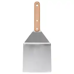 IKEA Grilltider Stekespade til hamburgere, rustfritt stål/bøk, 30 cm tilbud