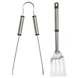 IKEA Grilltider Grillredskaper, 2 deler, rustfritt stål tilbud