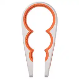 IKEA Uppfylld Lokkåpner, offwhite/klaroransje, 21 cm tilbud