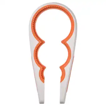 IKEA Uppfylld Lokkåpner, offwhite/klaroransje, 21 cm tilbud