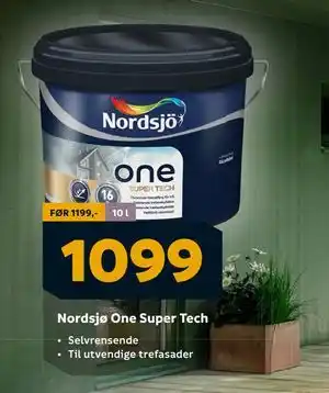 Megaflis Nordsjø One Super Tech tilbud