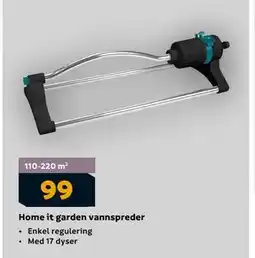 Megaflis Home it garden vannspreder tilbud