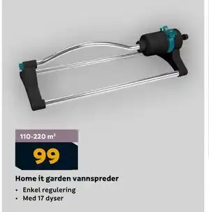 Megaflis Home it garden vannspreder tilbud