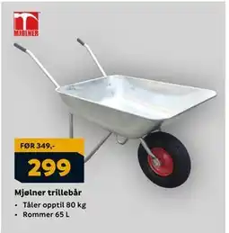 Megaflis Mjølner trillebår tilbud