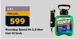 Megaflis Roundup Speed PA 2,5 liter klar til bruk tilbud
