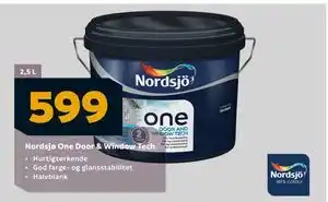 Megaflis Nordsjø One Door & Window Tech tilbud