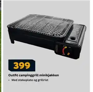 Megaflis Outfit campinggrill minikjøkken tilbud