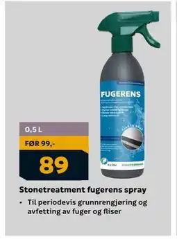 Megaflis Stonetreatment fugerens spray tilbud
