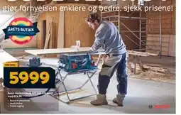 Megaflis Bosch bordsirkelsag GTS 635-216 m/ bord GTA 56 tilbud