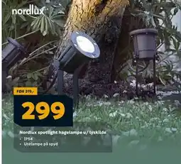 Megaflis Nordlux spotlight hagelampe u/ lyskilde tilbud