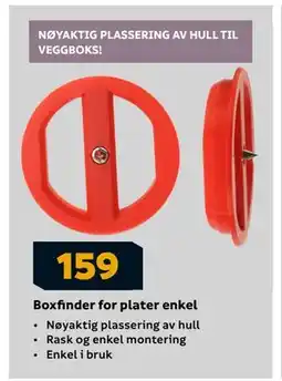 Megaflis Boxfinder for plater enkel tilbud