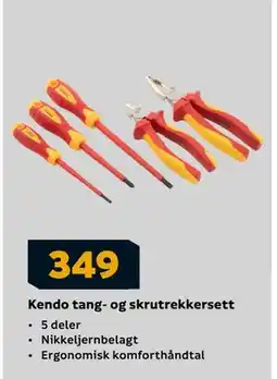 Megaflis Kendo tang- og skrutrekkersett tilbud