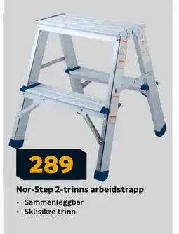 Megaflis Nor-Step 2-trinns arbeidstrapp tilbud