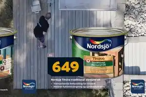 Megaflis Nordsjø Tinova traditional allround oil tilbud