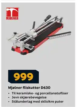 Megaflis Mjølner fliskutter D630 tilbud