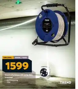 Megaflis Trend arbeidslys LED strip 25m trommel tilbud