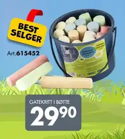 Sparkjøp GATEKRITT I BØTTE tilbud