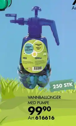 Sparkjøp VANNBALLONGER MED PUMPE tilbud