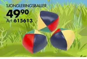 Sparkjøp SJONGLERINGSBALLER tilbud