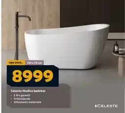 Megaflis Celeste Modica badekar tilbud