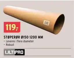 Montér STØPERØR Ø150 1200 MM tilbud