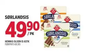 Jacobs SØRLANDSIS tilbud