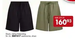 Sparkjøp Shorts i deilig linblanding tilbud