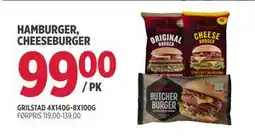 Jacobs HAMBURGER, CHEESEBURGER tilbud
