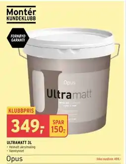 Montér ULTRAMATT 3L tilbud