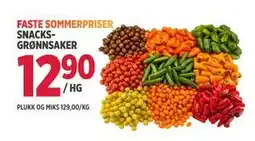 Jacobs SNACKSGRØNNSAKER tilbud