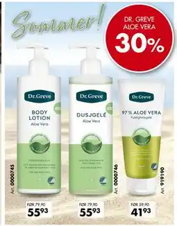 Sparkjøp DR. GREVE ALOE VERA tilbud