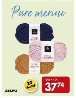Sparkjøp Pure merino tilbud
