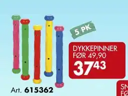 Sparkjøp DYKKEPINNER tilbud