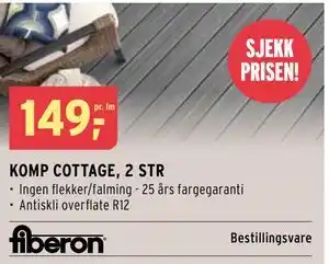 Montér KOMP COTTAGE, 2 STR tilbud
