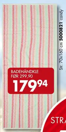 Sparkjøp BADEHÅNDKLE tilbud