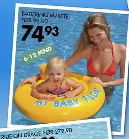 Sparkjøp BADERING M/SETE tilbud