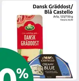 Joker Dansk Gräddost/ Blå Castello tilbud