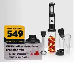 Megaflis OBH Nordica stavmikser precision mix tilbud
