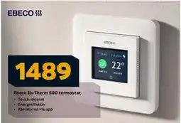 Megaflis Ebeco Eb-Therm 500 termostat tilbud