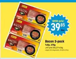 Eurocash Bacon 3-pack tilbud