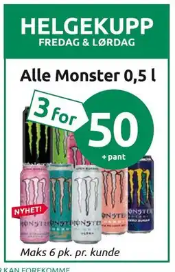 Joker Alle Monster 0,5 l tilbud