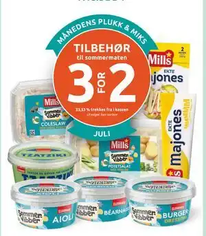 Joker TILBEHØRtil sommermaten tilbud